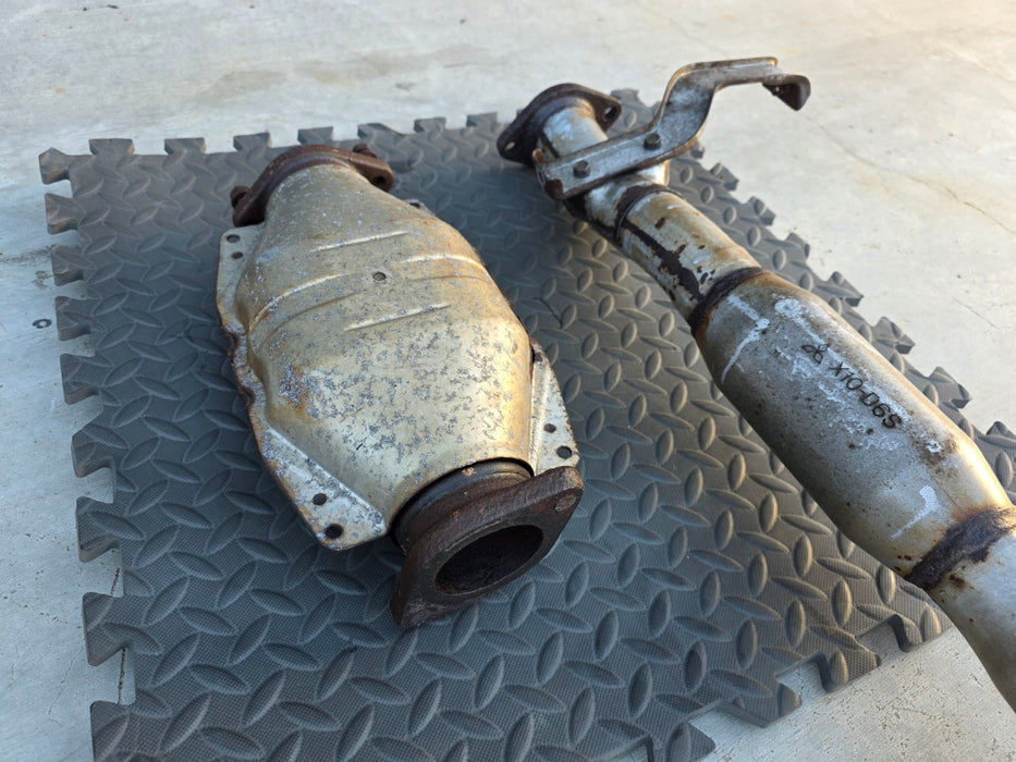 Mitsubishi Lancer Evolution CN9A CP9A Factory OEM Exhaust + Catalytic Converter Evo 5 6 GSR RS MR385773 MR312195 MR385772