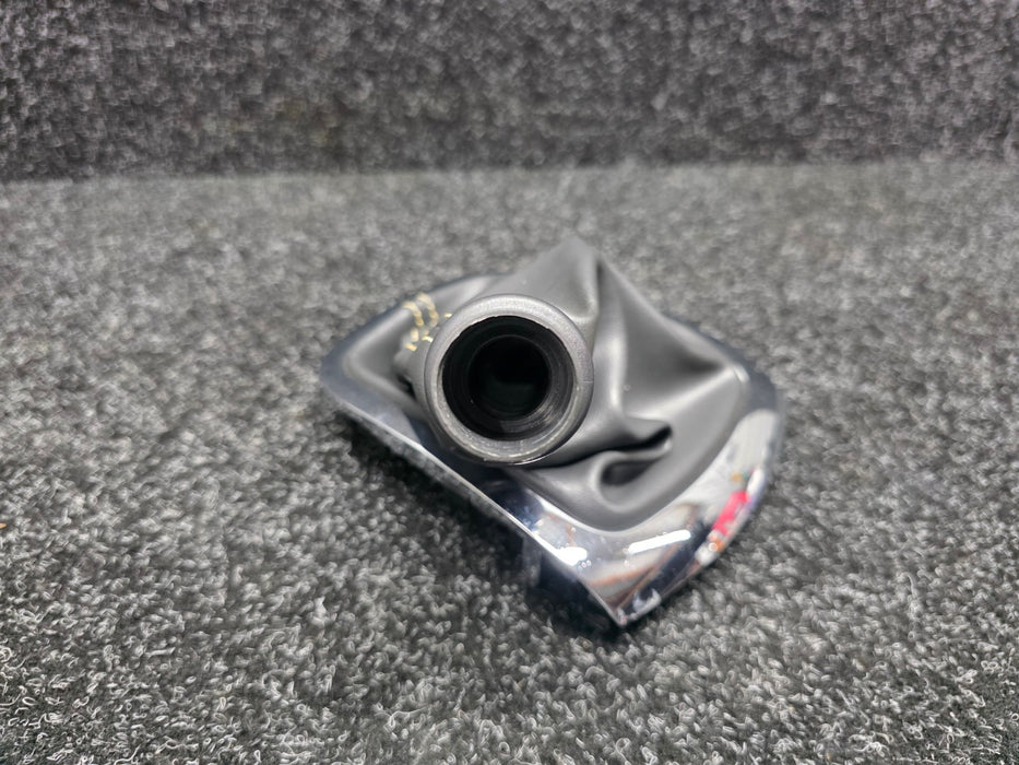 Renault Sport Megane MK3 RS 250 265 Gear Shift Boot Gaiter Yellow Stitch Chrome Trim 969350023R 969350005R