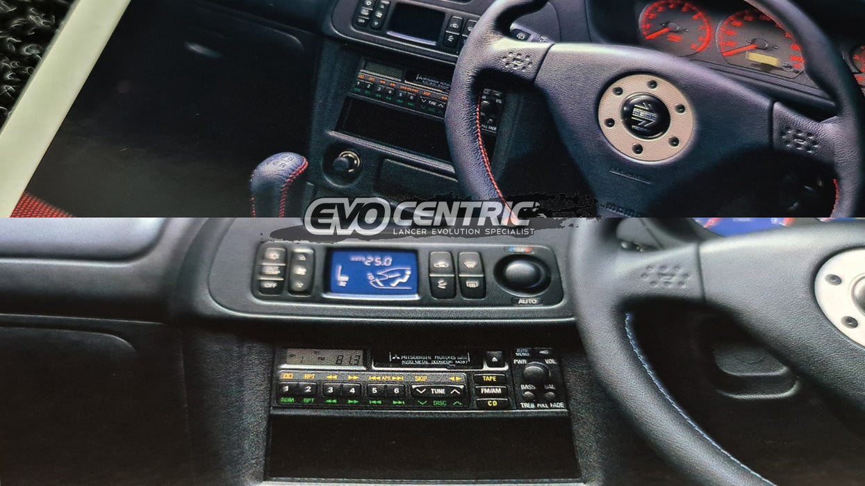 JDM Radio AM/FM Cassette Player to suit Mitsubishi Lancer Evolution CN9A / CP9A Evo 4 5 6 TME GSR