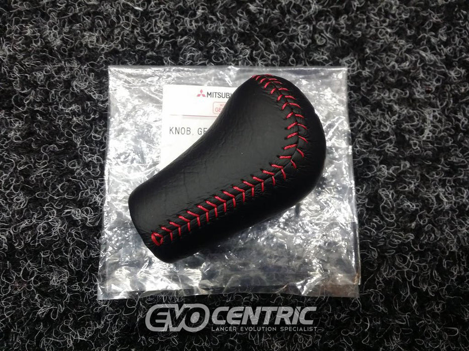 Brand New Genuine Gear Shift Selector Knob 5 Speed Black Leather RED Stitch Evo 5 6.5 TME - CP9A