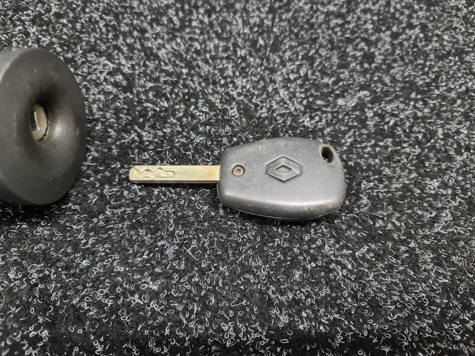 RENAULT Sport MK3 Clio F1 Edition RS 197 X85 Ignition Barrel Switch, Immobilizer Ring and Key 21673884-7