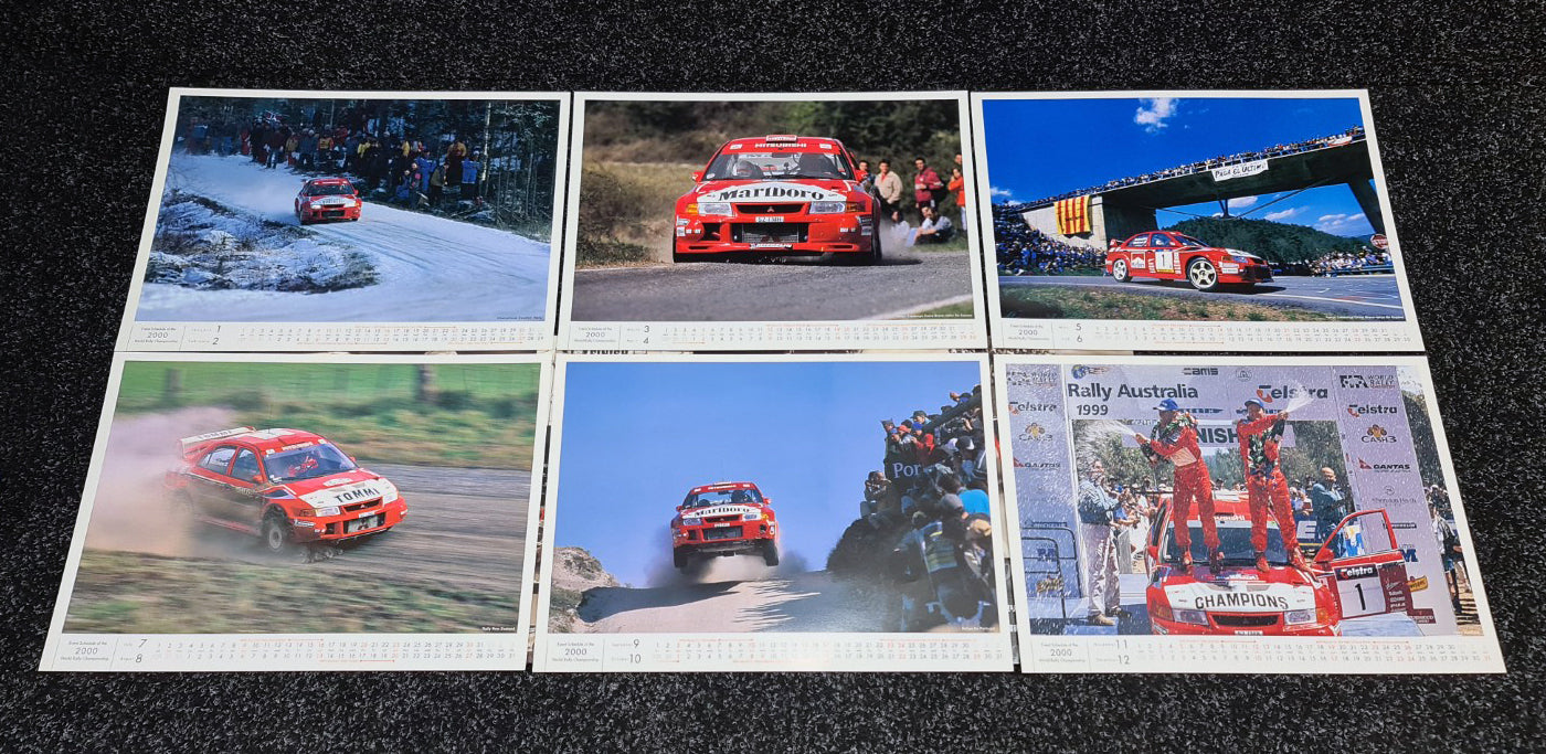 Mitsubishi Lancer Evolution VI 6.5 Tommi Makinen Edition TME Sales Brochure / Calendar - CP9A