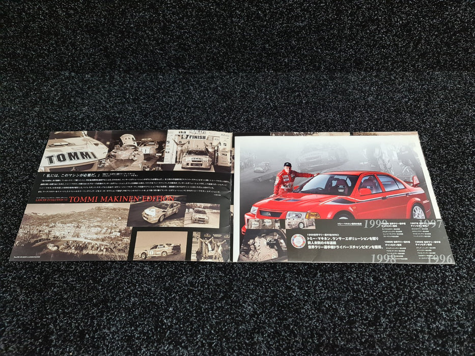 Mitsubishi Lancer Evolution VI 6.5 Tommi Makinen Edition TME Sales Brochure / Calendar - CP9A