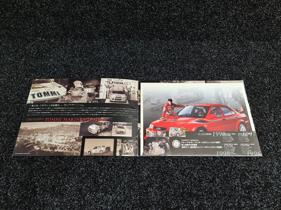 Mitsubishi Lancer Evolution VI 6.5 Tommi Makinen Edition TME Sales Brochure / Calendar - CP9A