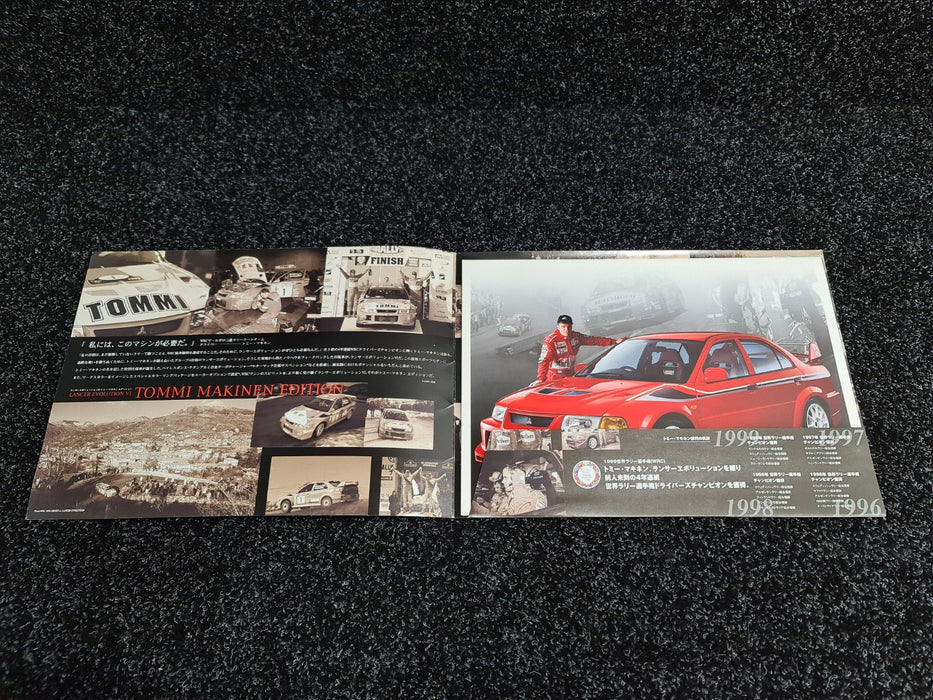 Mitsubishi Lancer Evolution VI 6.5 Tommi Makinen Edition TME Sales Brochure / Calendar - CP9A