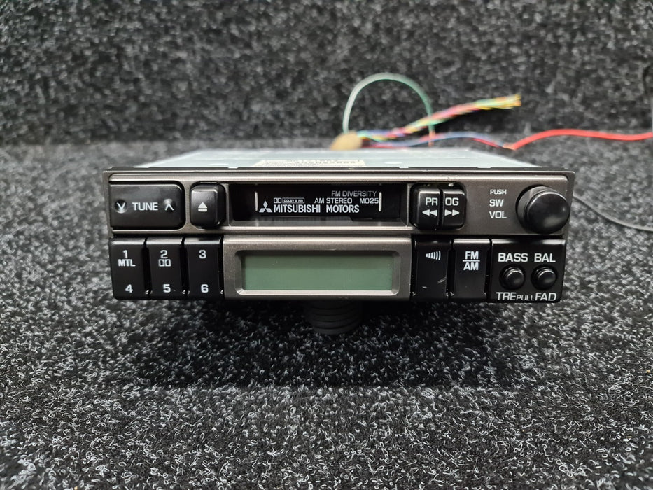 JDM Radio AM/FM Cassette Player suit Mitsubishi Lancer Evolution CD9A Evo 1 GSR  / Galant / Pajero.