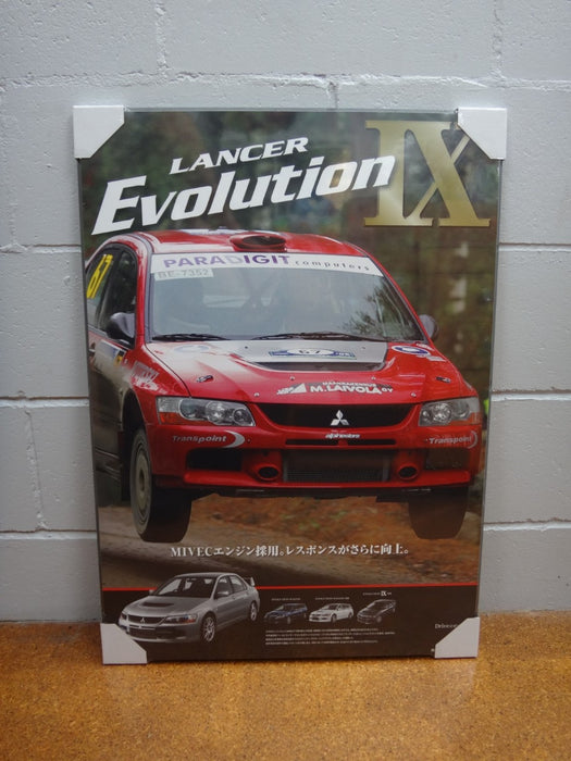 Mitsubishi Lancer Evolution 9 - Dealer Only Sale Promotional Poster.