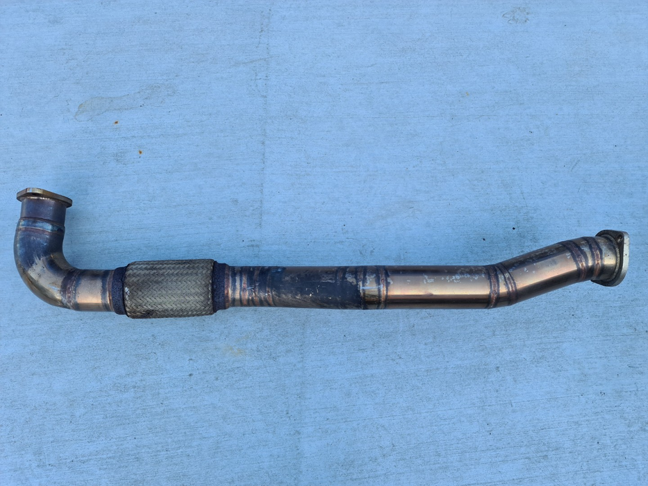 M"Technic Turbo Exhaust Front Pipe - AFTERMARKET - Mitsubishi Lancer Evolution Evo 4 5 6 TME CN9A CP9A